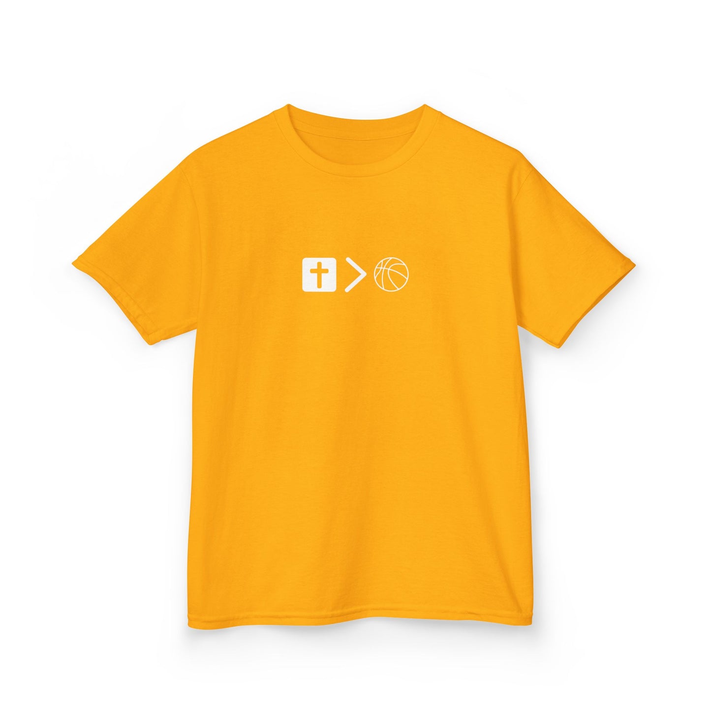 Pray behind your teammates' backs Kids Heavy Cotton™ Tee