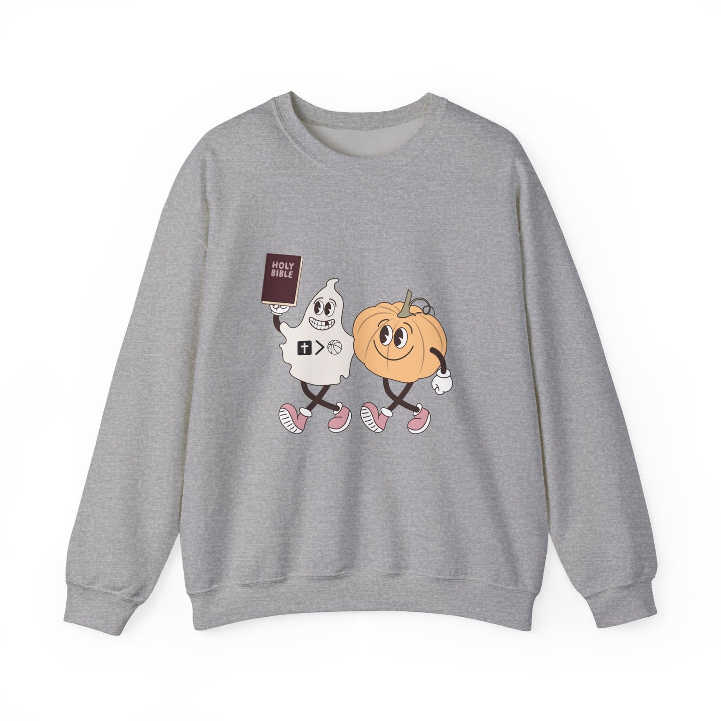 Jesus is bigger than basketball fall fun sweat shirt