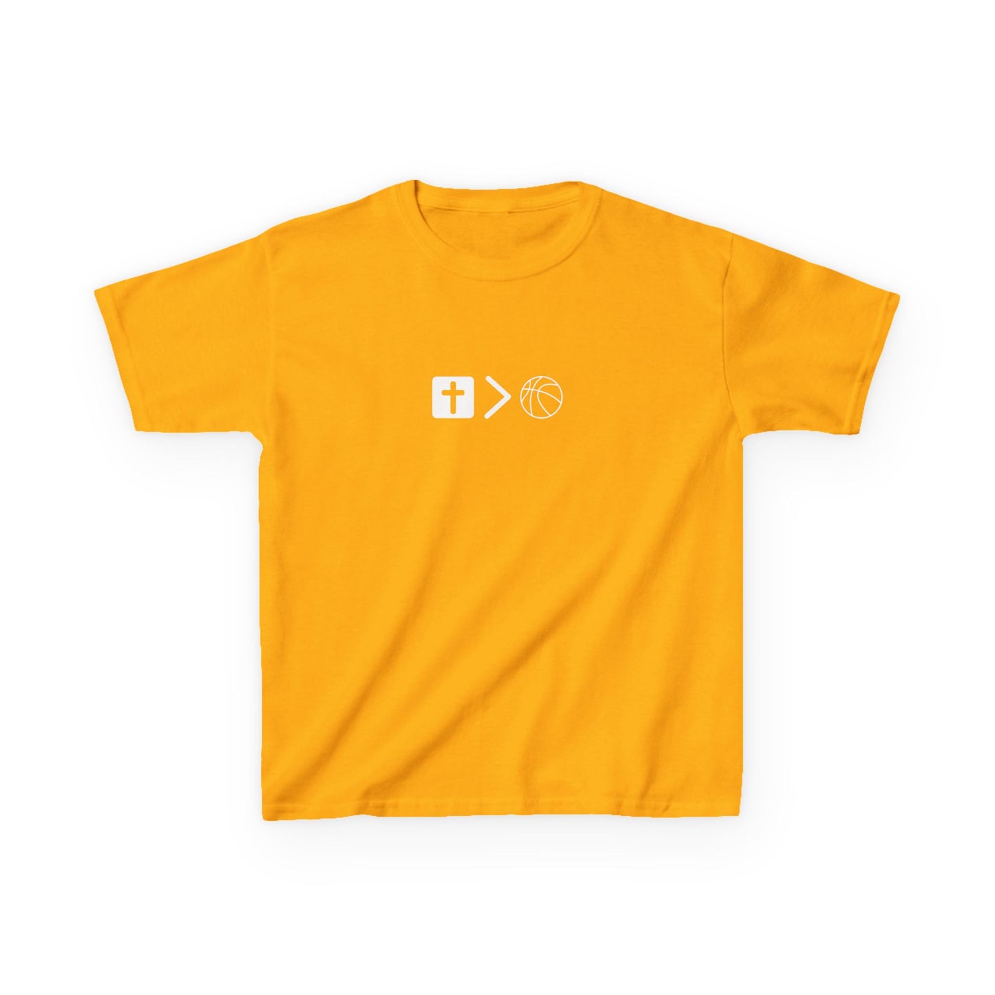 Pray behind your teammates' backs Kids Heavy Cotton™ Tee
