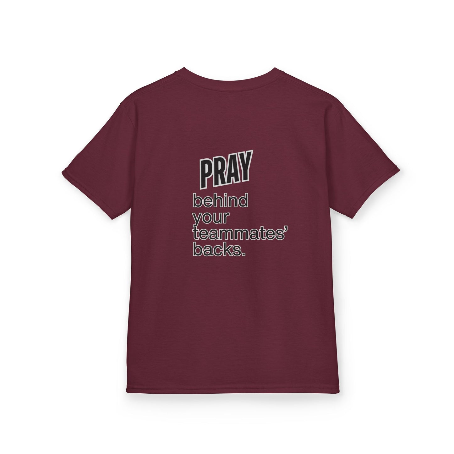 Pray behind your teammates' backs Kids Heavy Cotton™ Tee