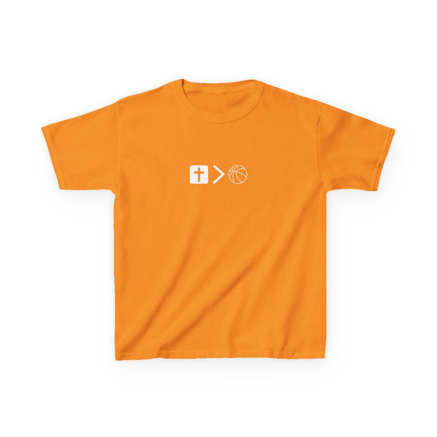 Pray behind your teammates' backs Kids Heavy Cotton™ Tee