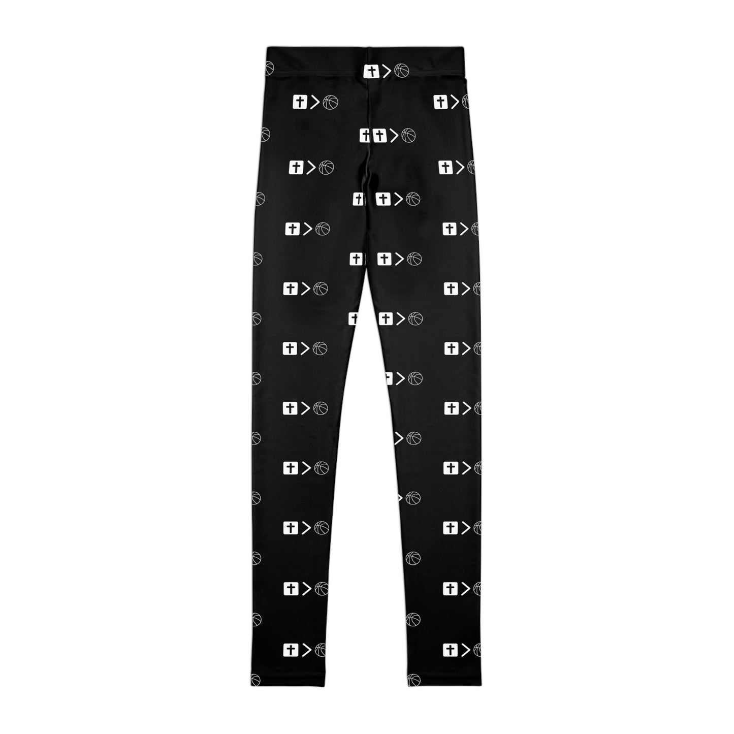 Jesus is Bigger than Basketball All over Print Youth Leggings
