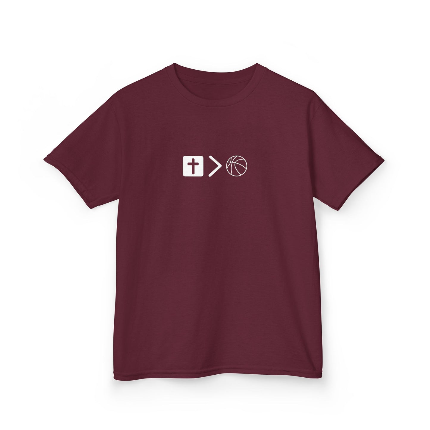 Pray behind your teammates' backs Kids Heavy Cotton™ Tee