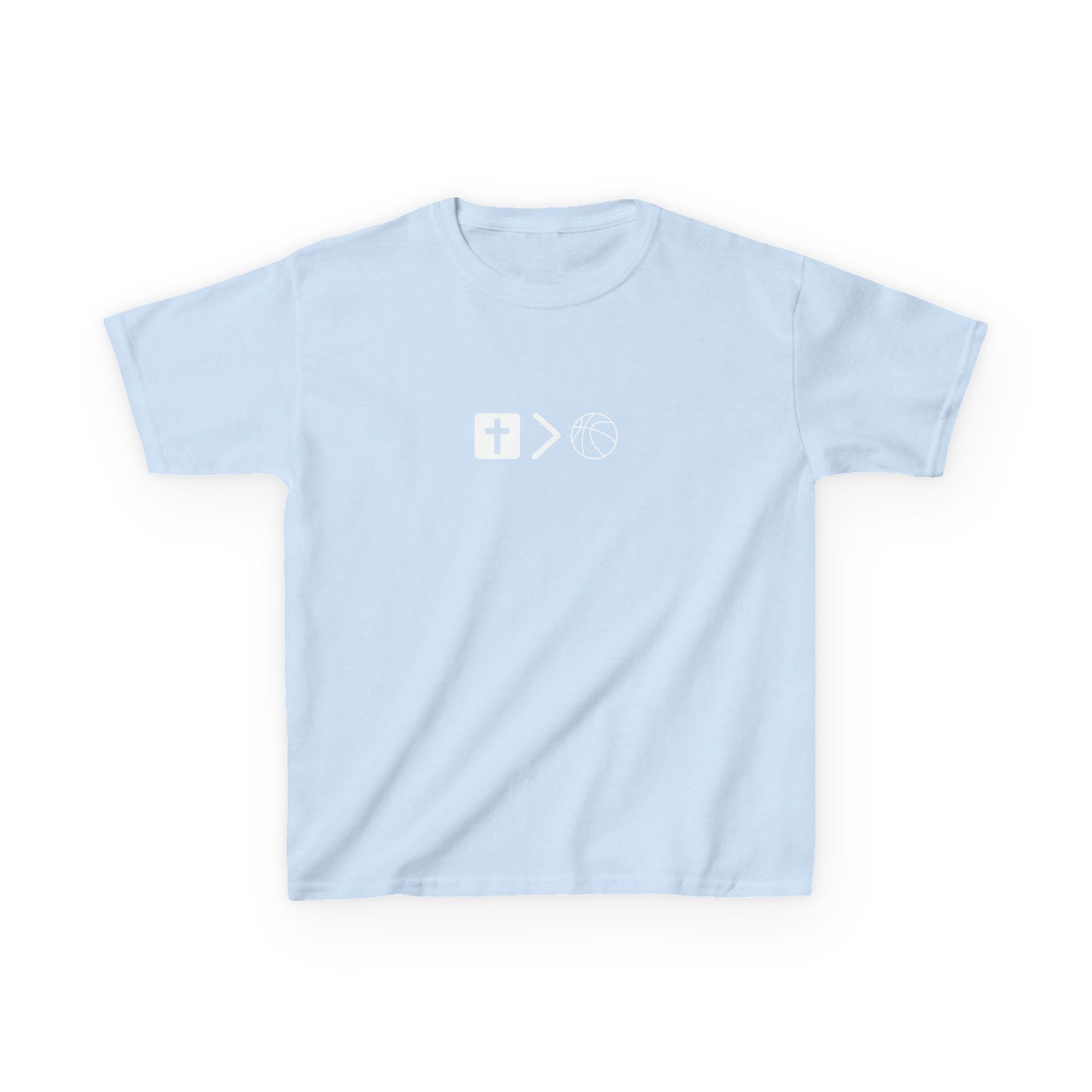 Pray behind your teammates' backs Kids Heavy Cotton™ Tee
