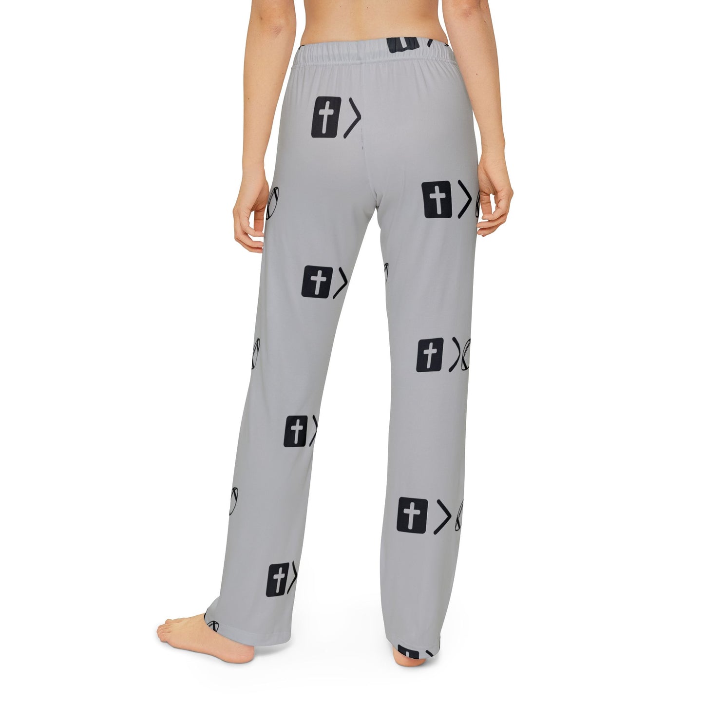 Jesus is bigger than football Kids Soft Pajama Pants