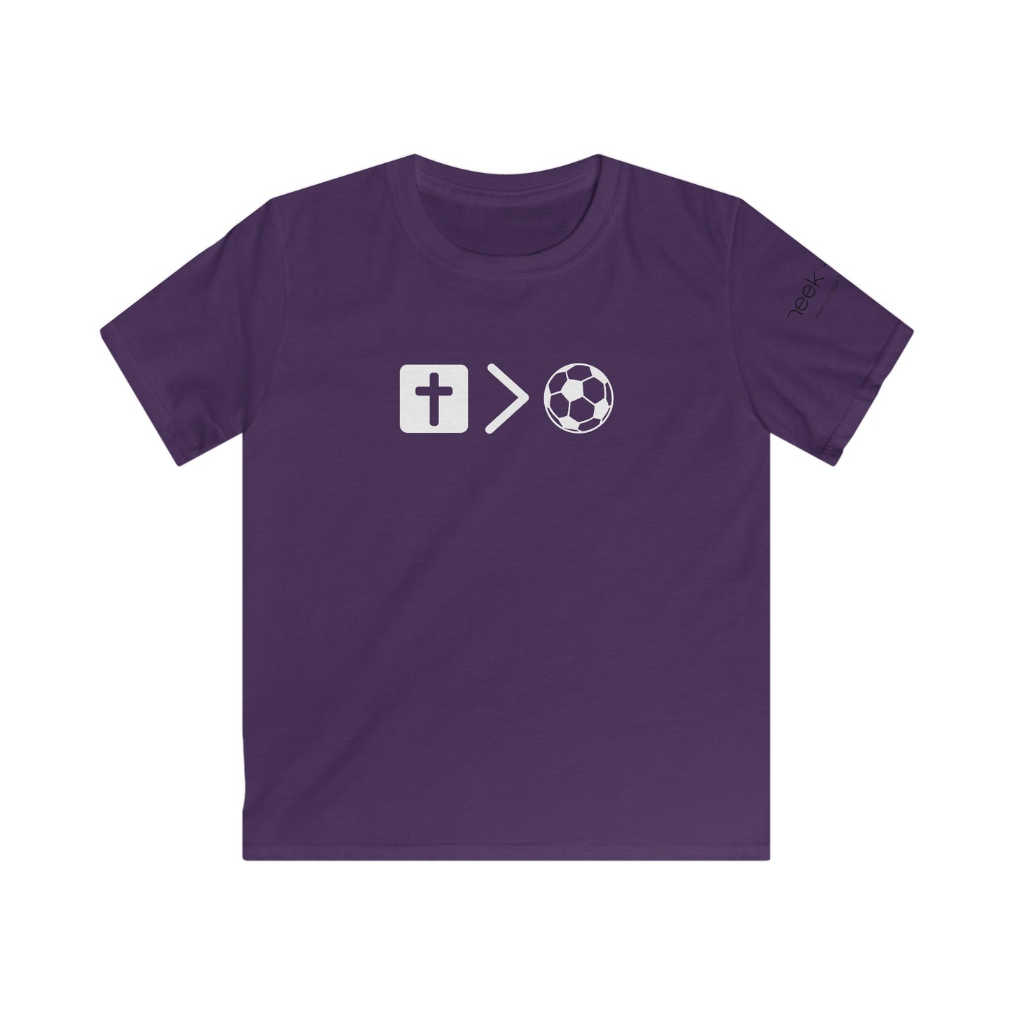 Youth Jesus is bigger than Soccer Short Sleeve Tee