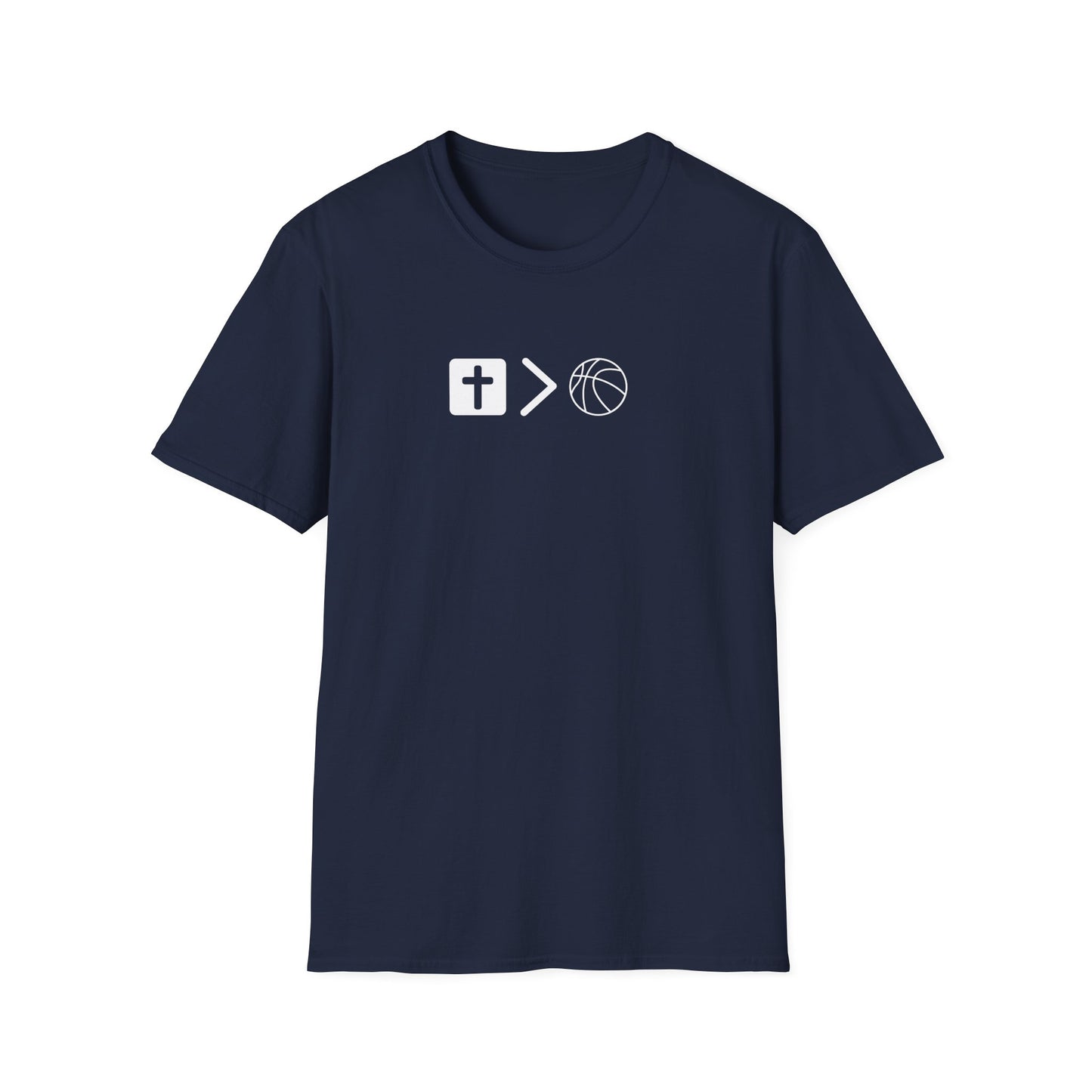 Pray behind your teammates' backs Unisex Softstyle T-Shirt