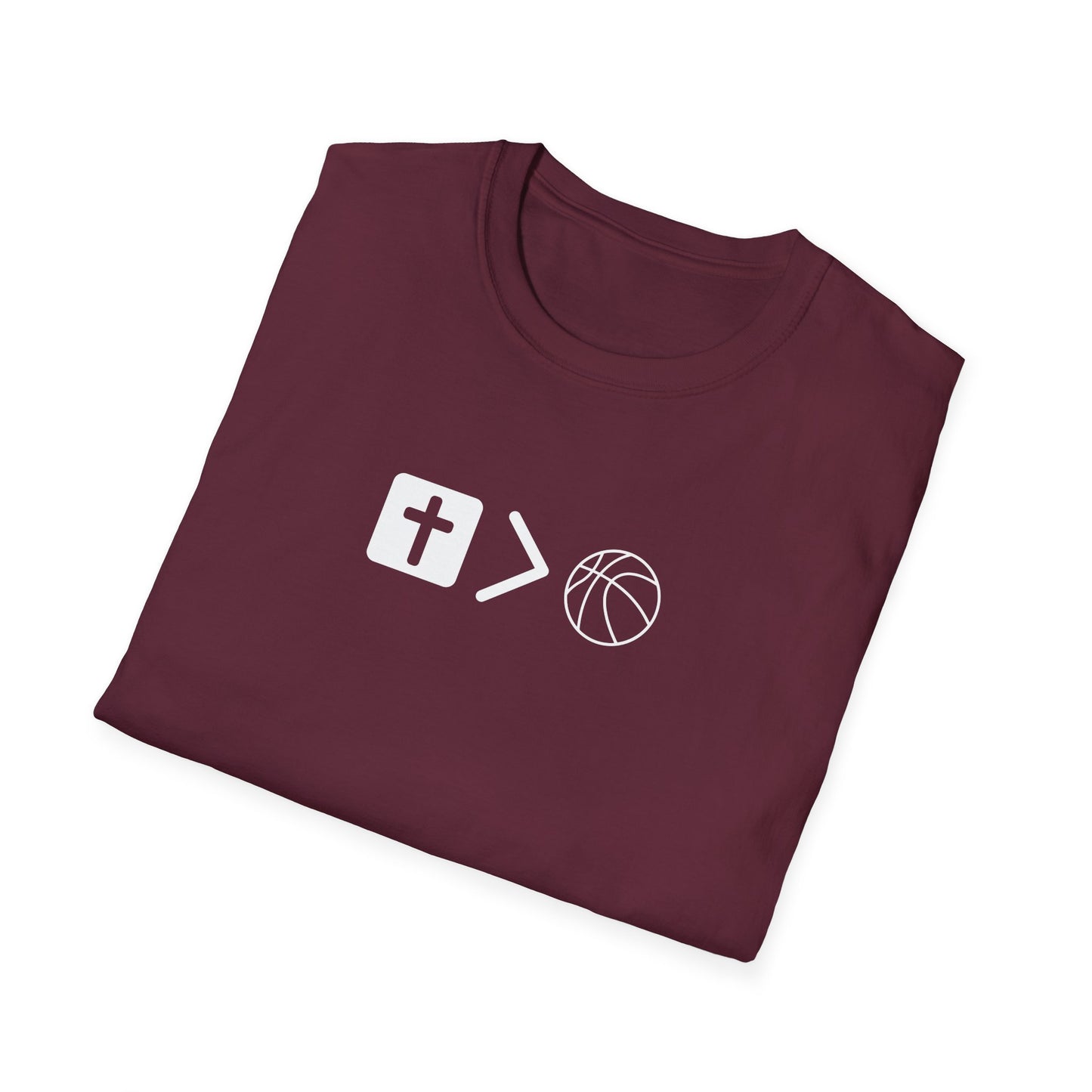 Pray behind your teammates' backs Unisex Softstyle T-Shirt