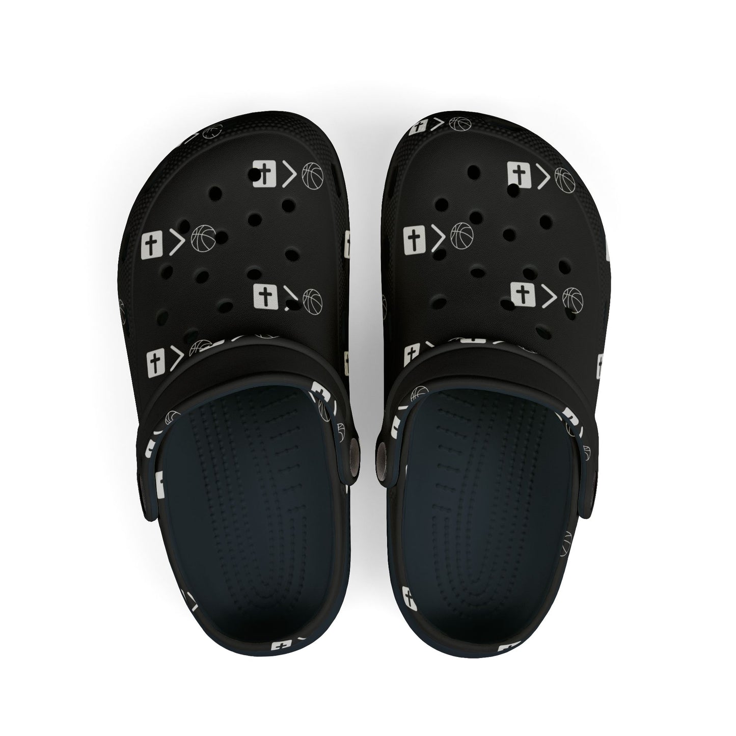 Jesus is bigger than basketball slip ons