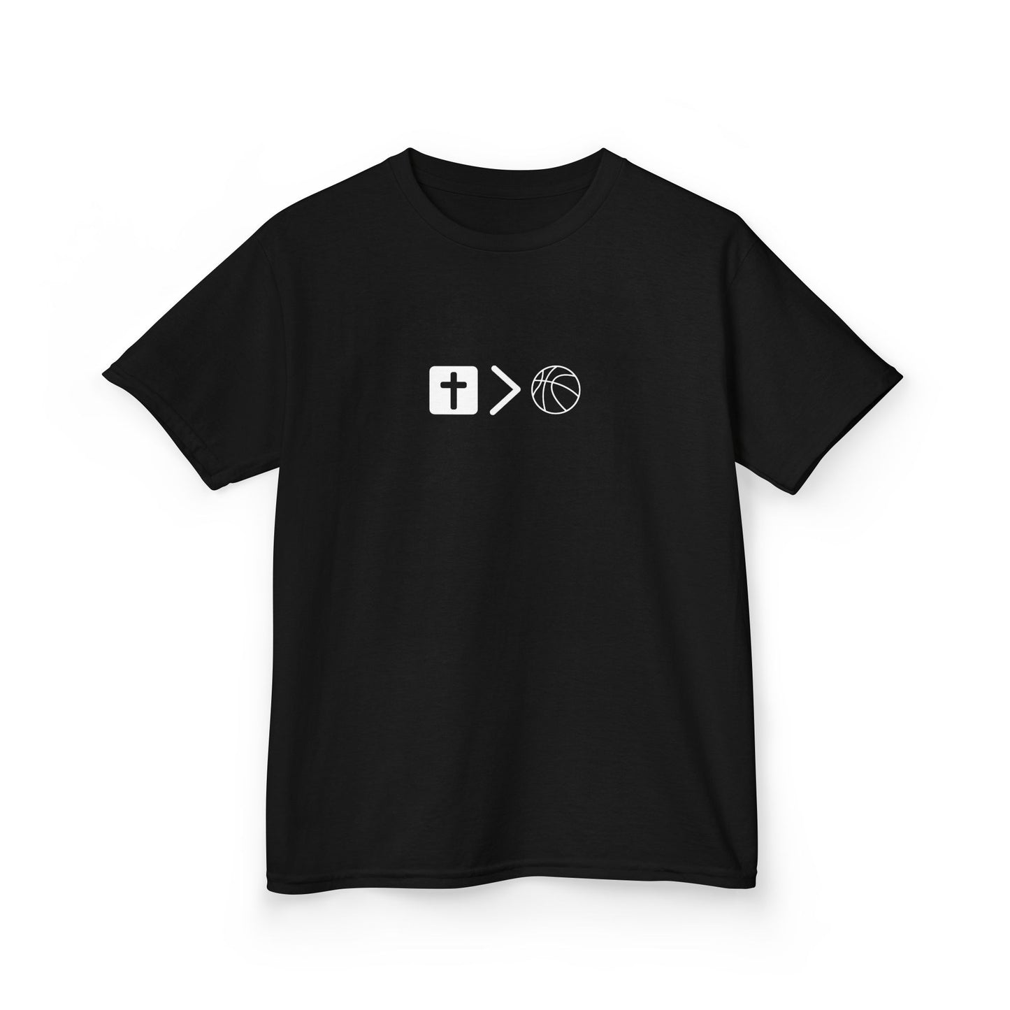 Pray behind your teammates' backs Kids Heavy Cotton™ Tee