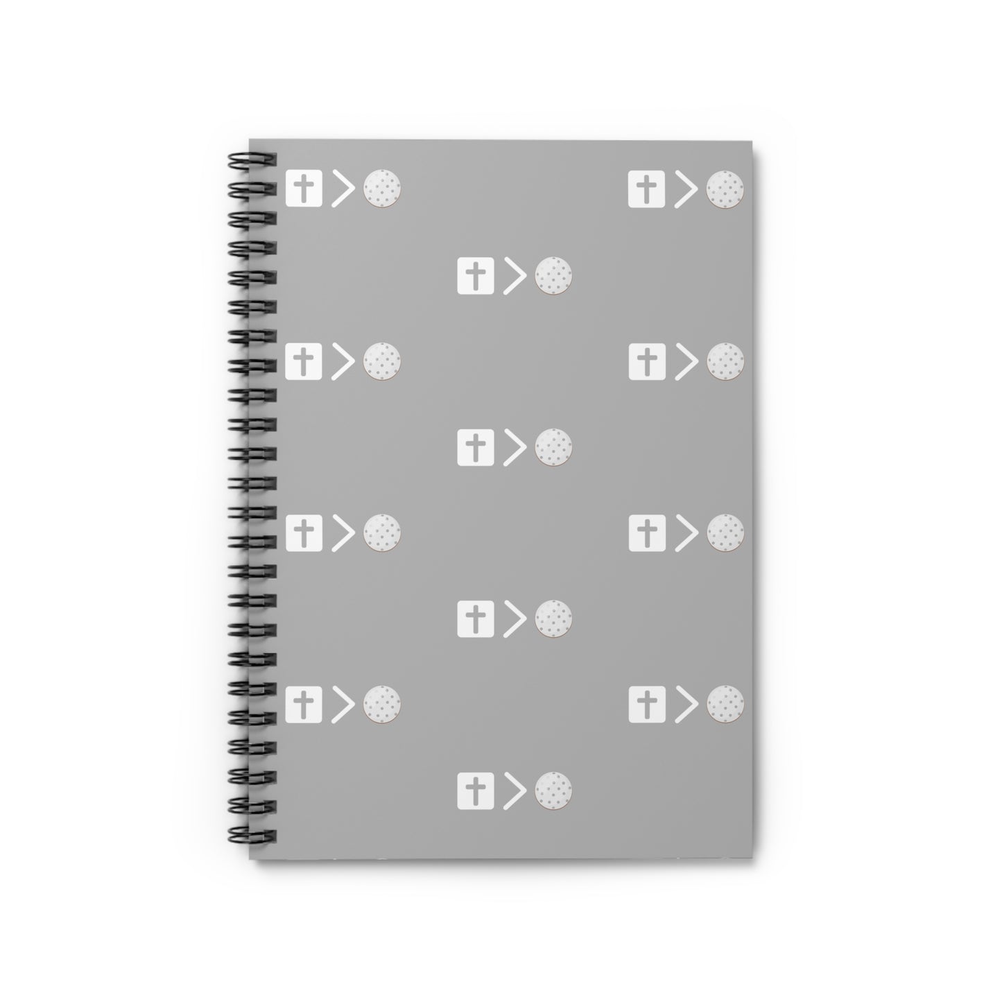 Jesus is bigger than golf Spiral Notebook - Ruled Line