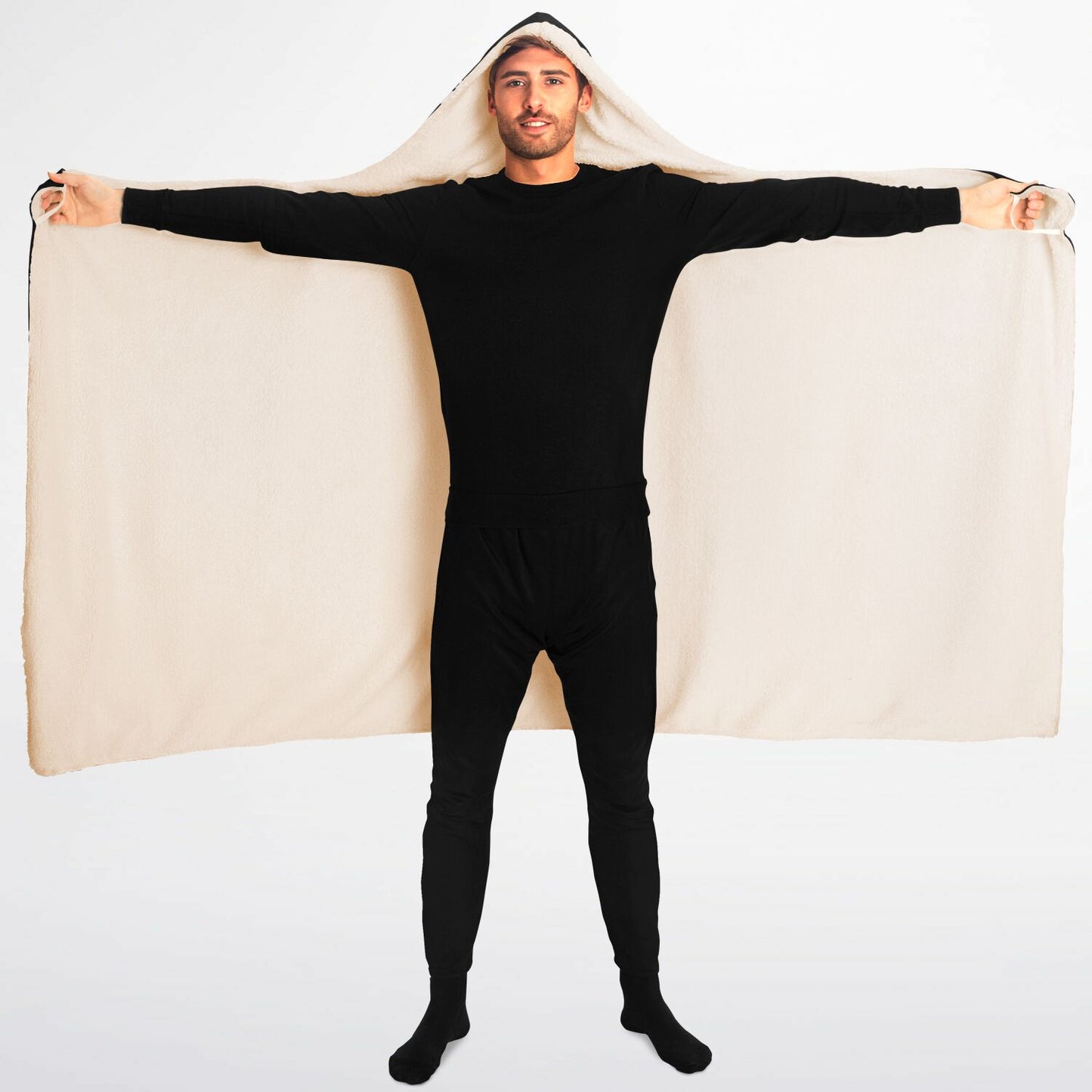 Jesus is bigger than football Hooded Blanket Micro Fleece