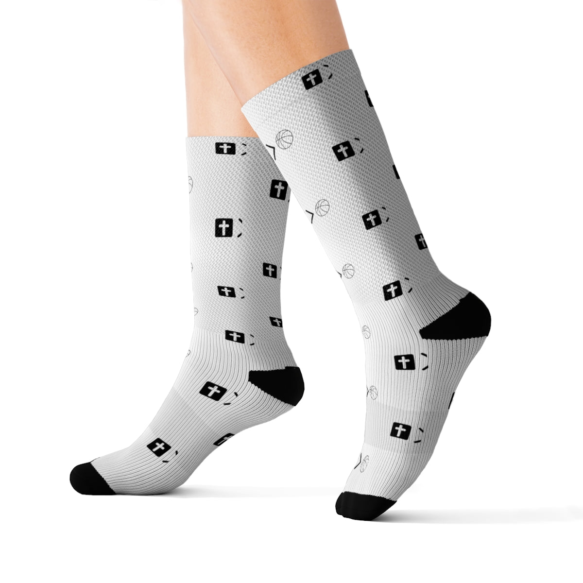Jesus is bigger than basketball Socks
