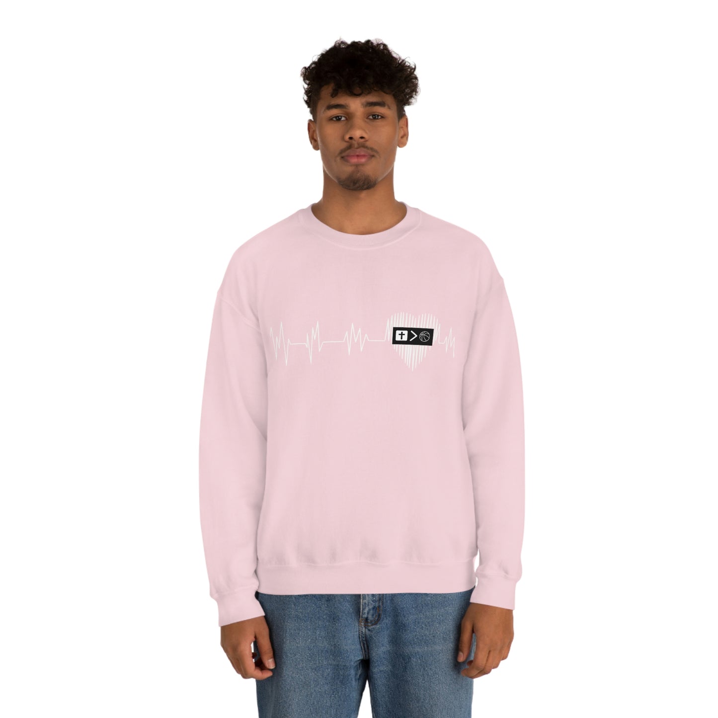 Heartbeat Unisex Crewneck Sweatshirt