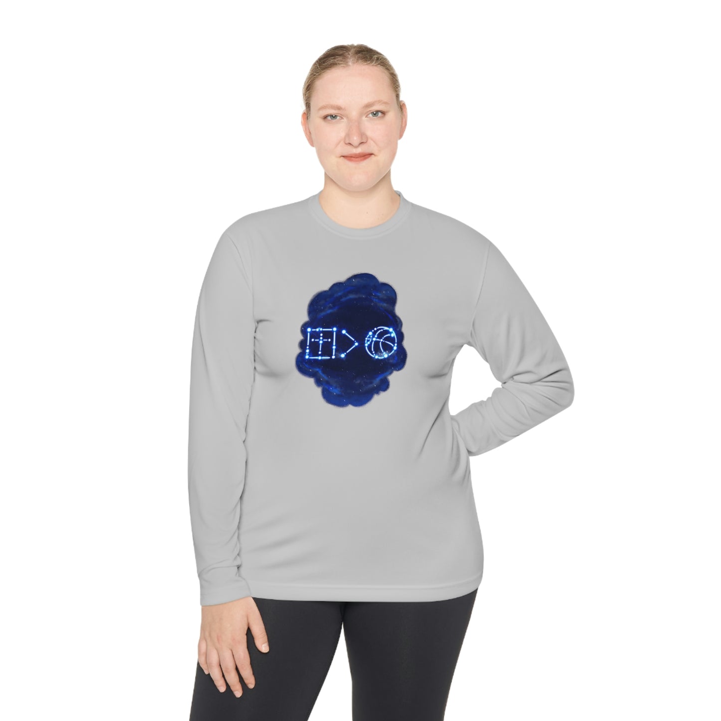 Art Collection Starry Night Unisex Lightweight Long Sleeve Tee