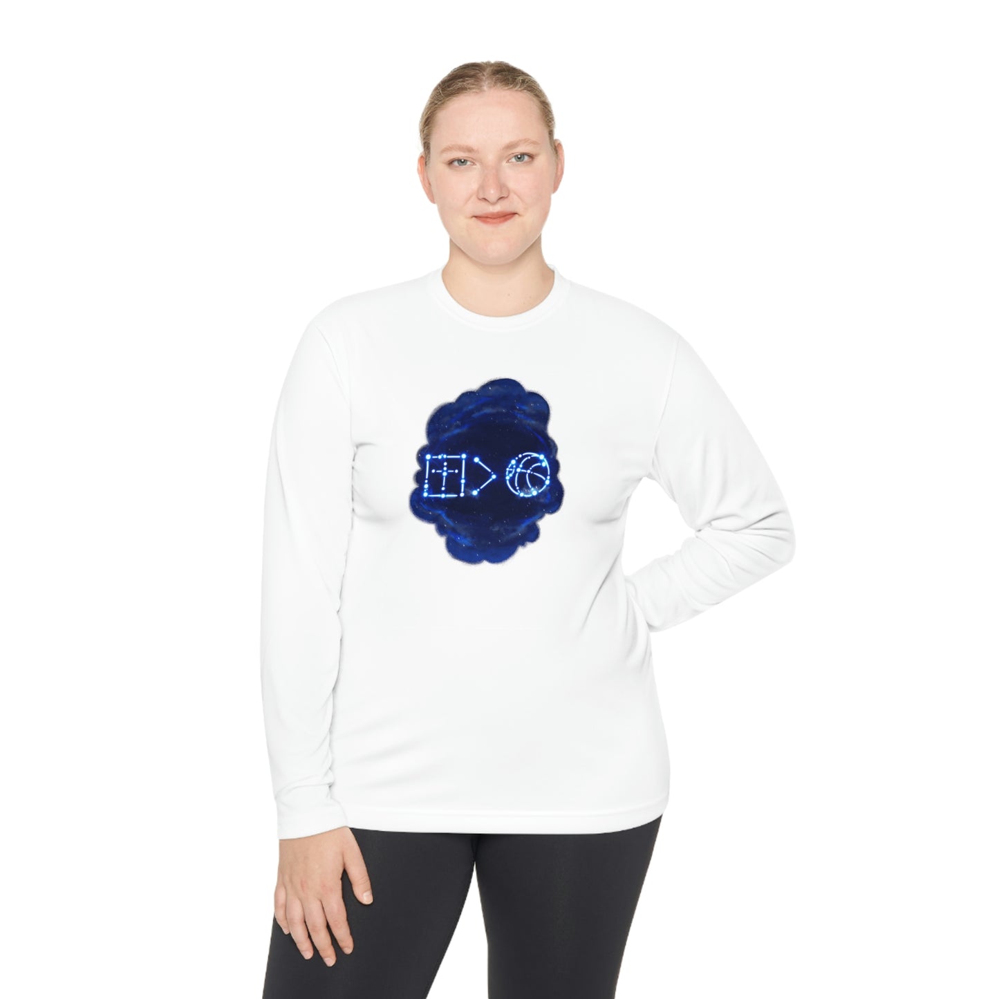Art Collection Starry Night Unisex Lightweight Long Sleeve Tee