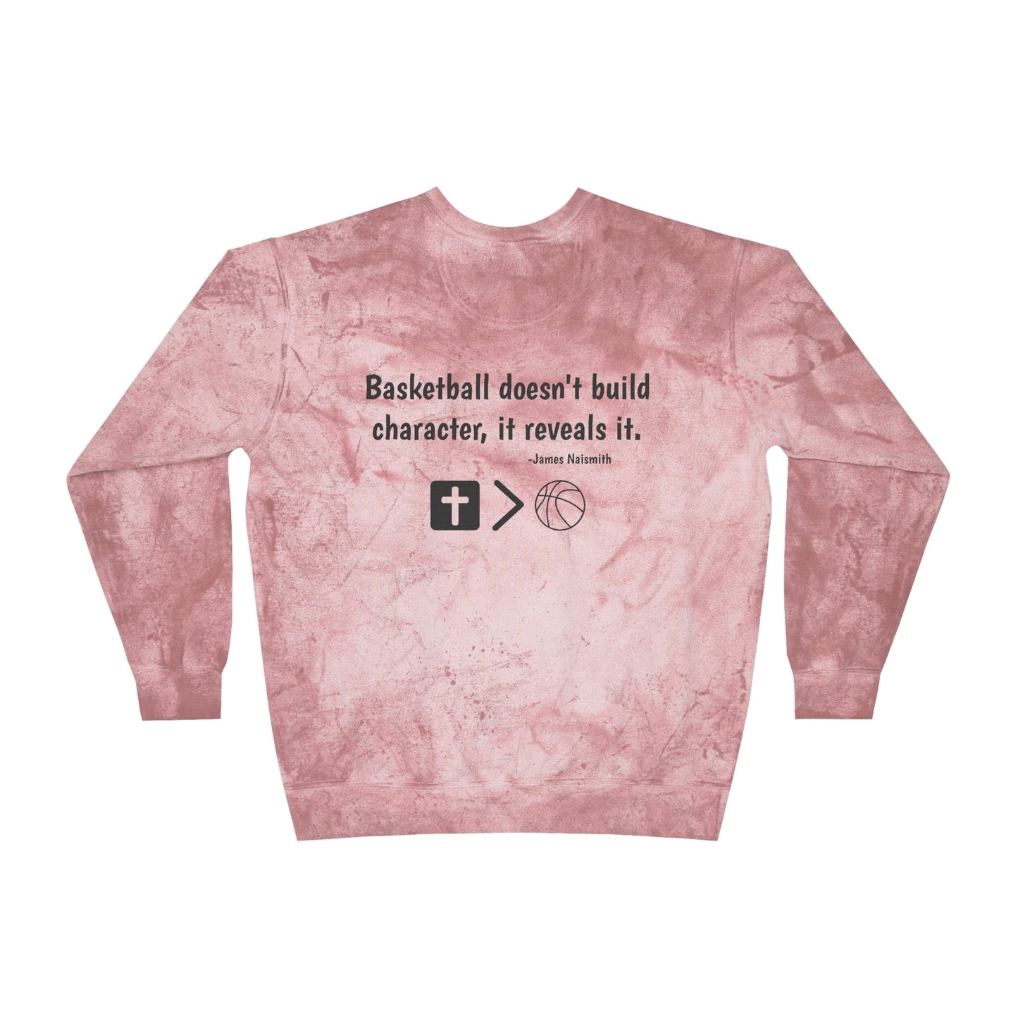 Limited Edition Naismith Quote Unisex Color Blast Crewneck Sweatshirt