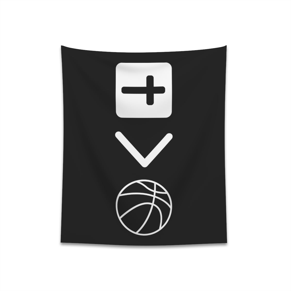 Jesus is bigger than basketball Wall Tapestry