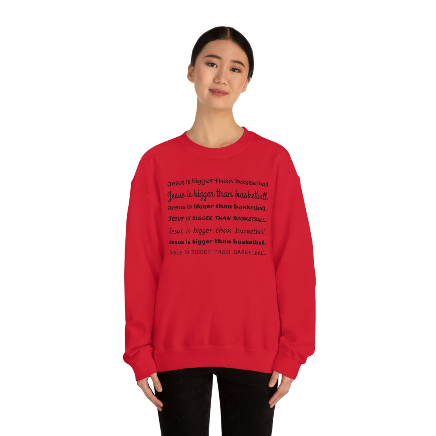 Repeat Print Unisex Heavy Blend™ Crewneck Sweatshirt