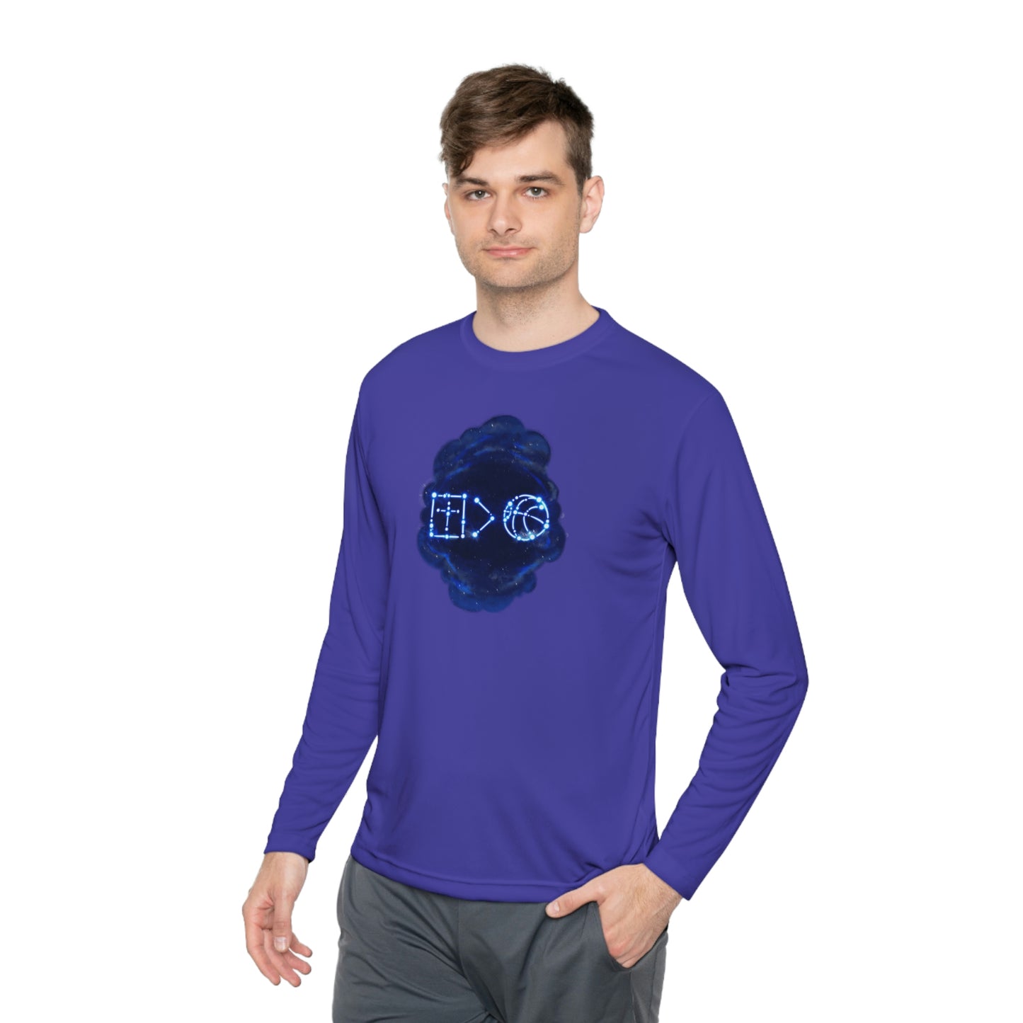 Art Collection Starry Night Unisex Lightweight Long Sleeve Tee