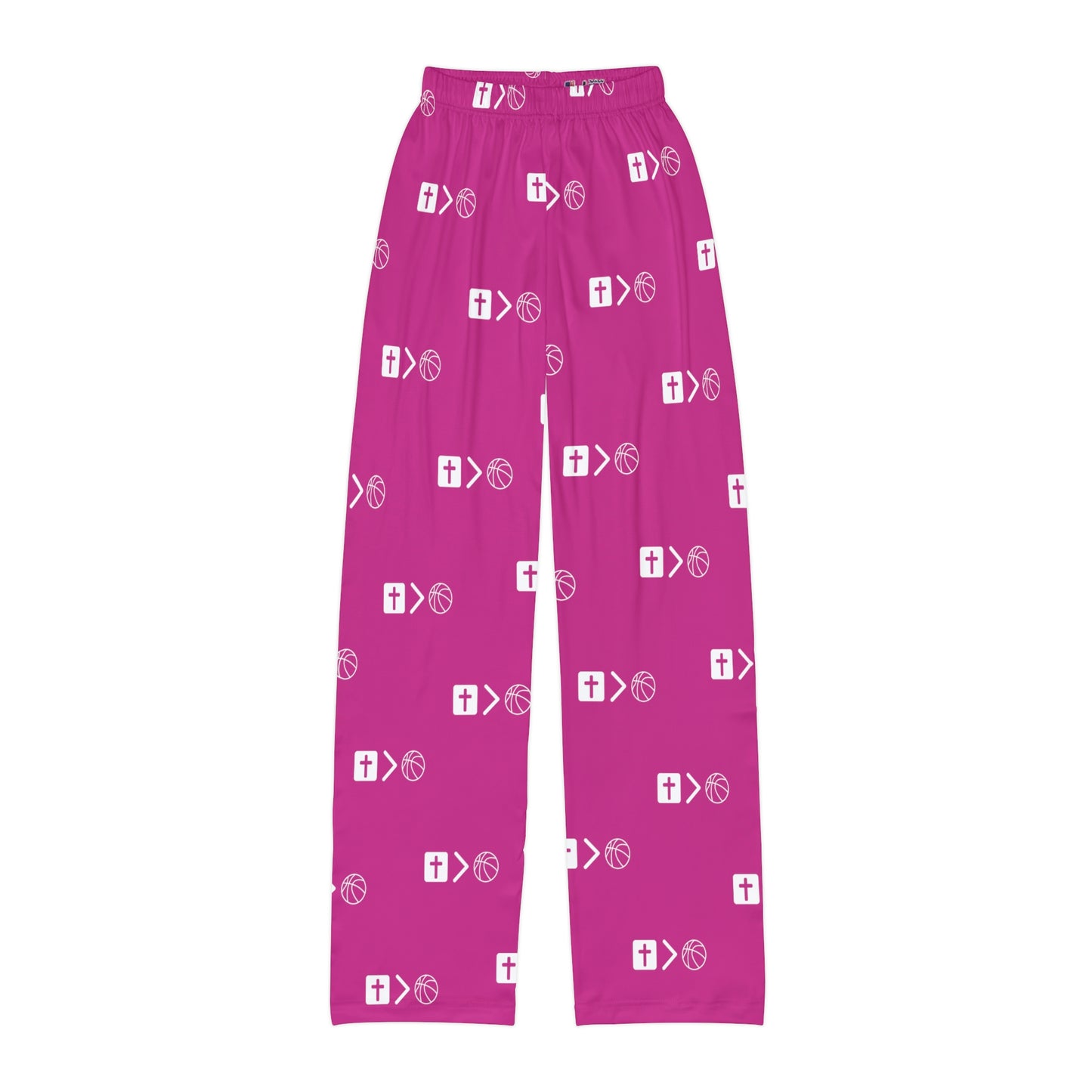 Jesus is bigger than basketball Youth Pajama Pants