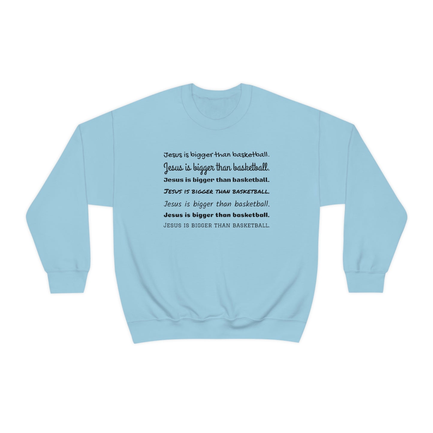 Repeat Print Unisex Heavy Blend™ Crewneck Sweatshirt