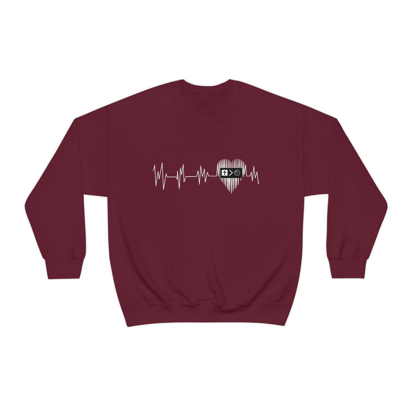 Heartbeat Unisex Crewneck Sweatshirt