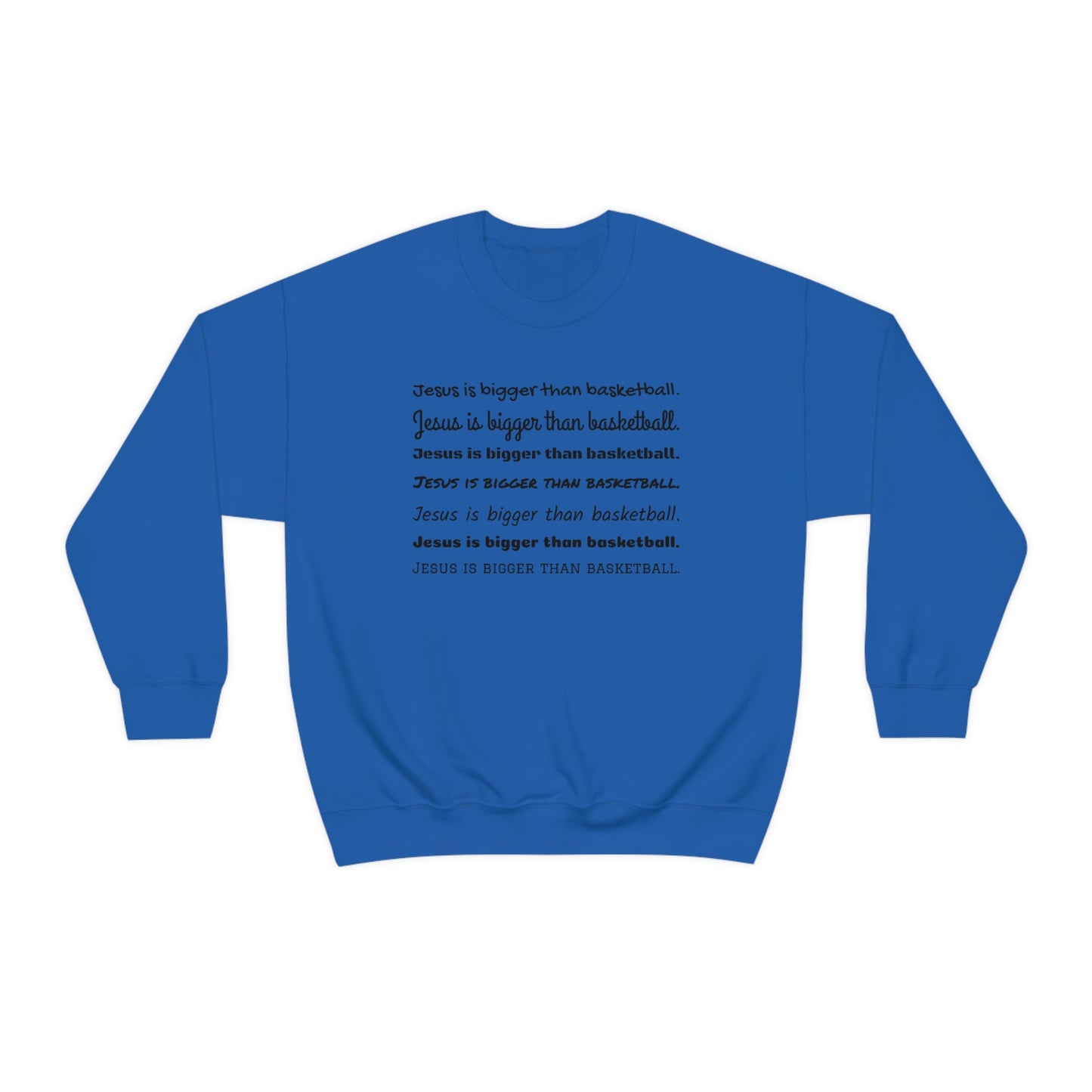 Repeat Print Unisex Heavy Blend™ Crewneck Sweatshirt