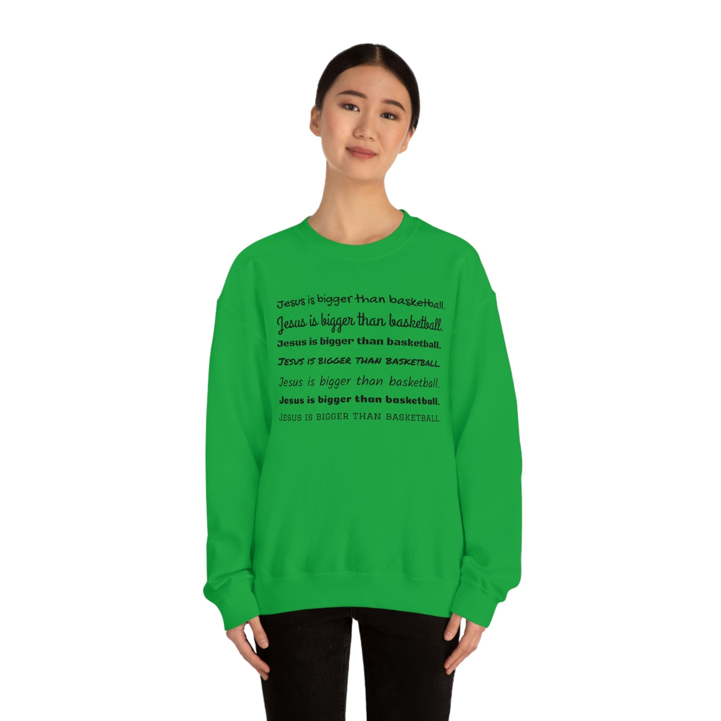 Repeat Print Unisex Heavy Blend™ Crewneck Sweatshirt