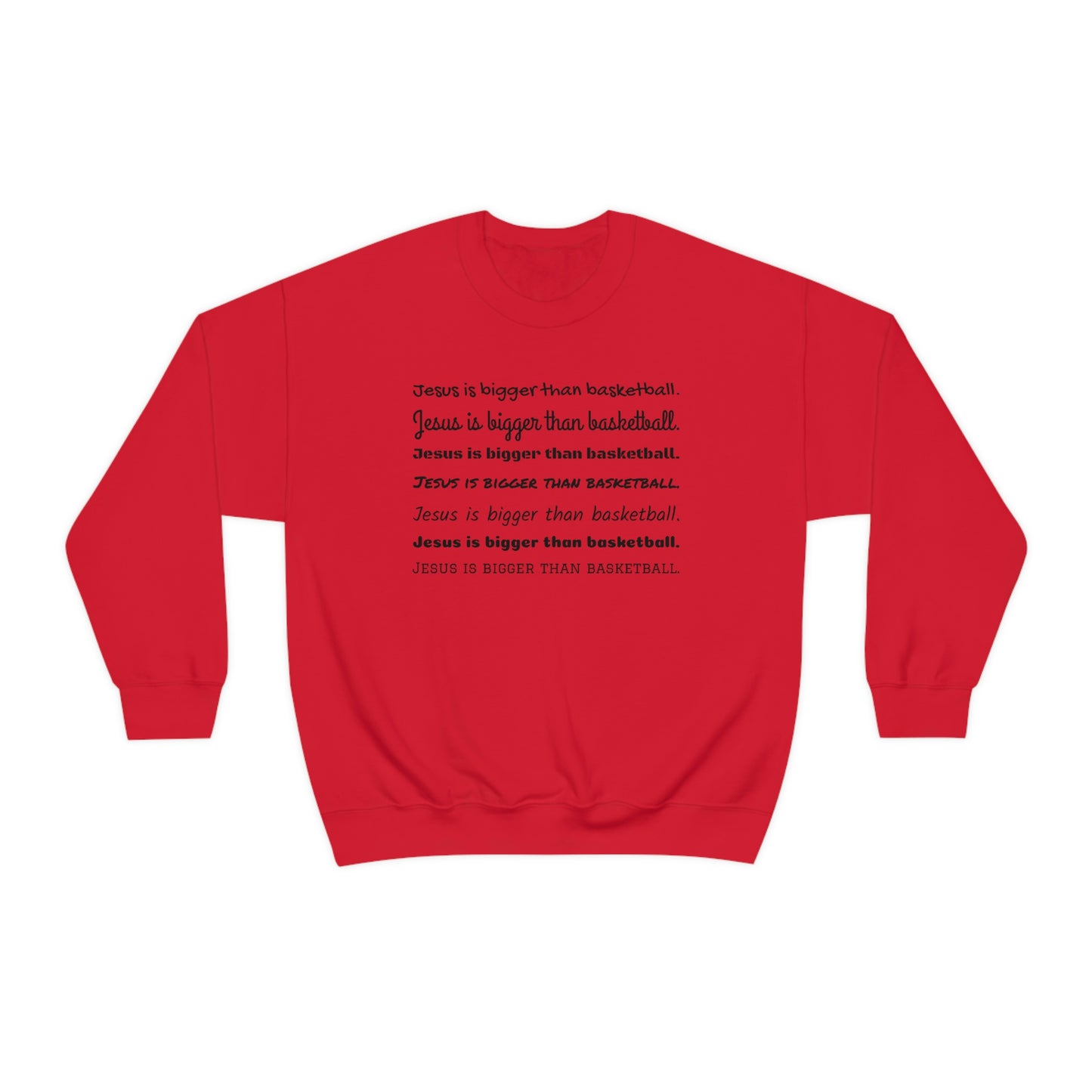 Repeat Print Unisex Heavy Blend™ Crewneck Sweatshirt