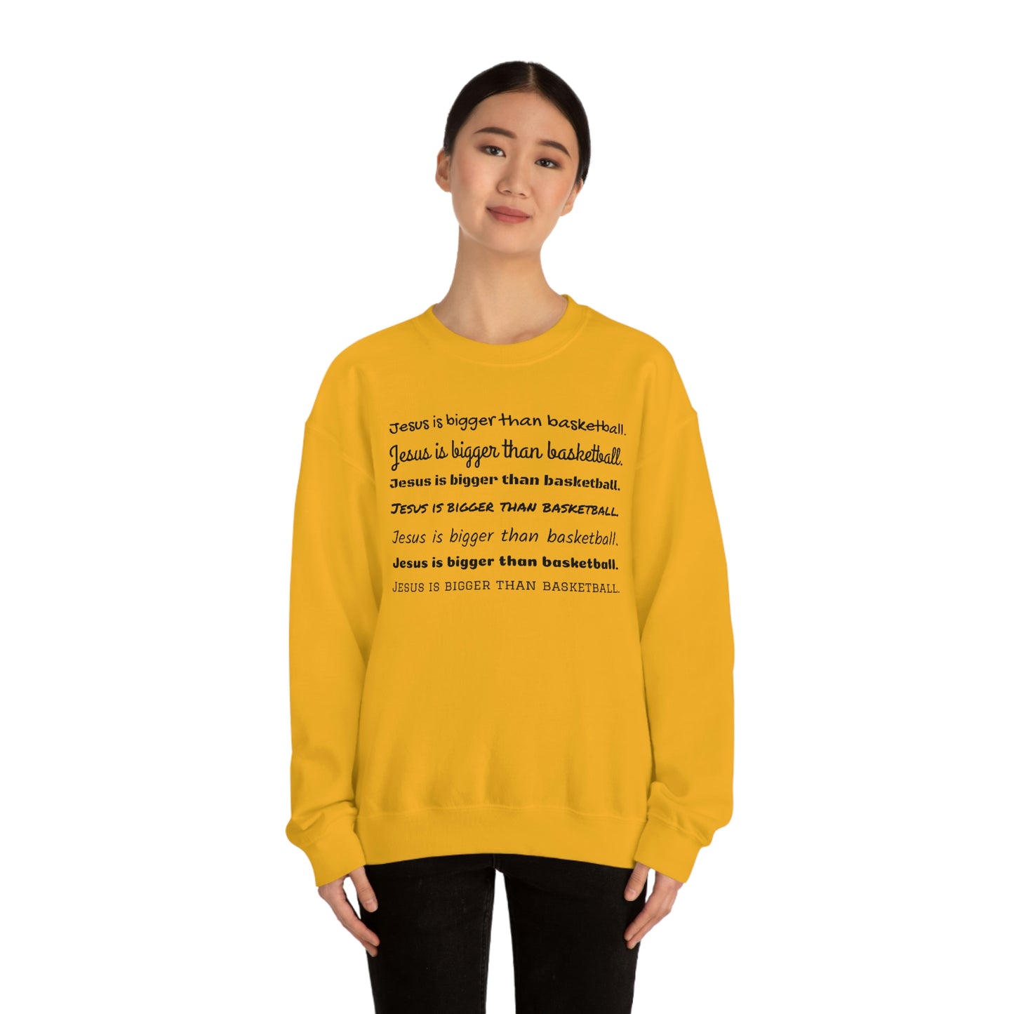 Repeat Print Unisex Heavy Blend™ Crewneck Sweatshirt