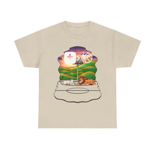 Copy of Love your enemies Art Unisex Heavy Cotton Tee