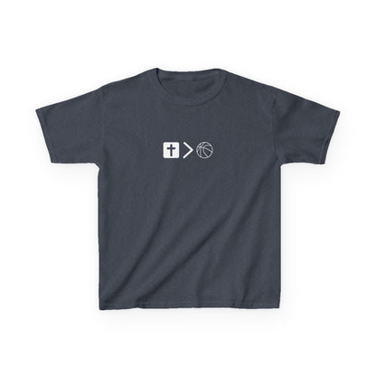Pray behind your teammates' backs Kids Heavy Cotton™ Tee