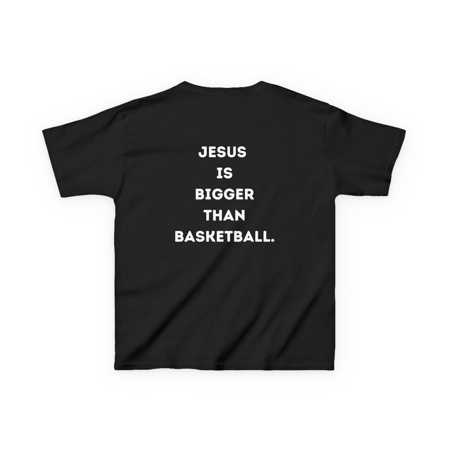Youth Jesus is bigger than basketball Heavy Cotton Tee
