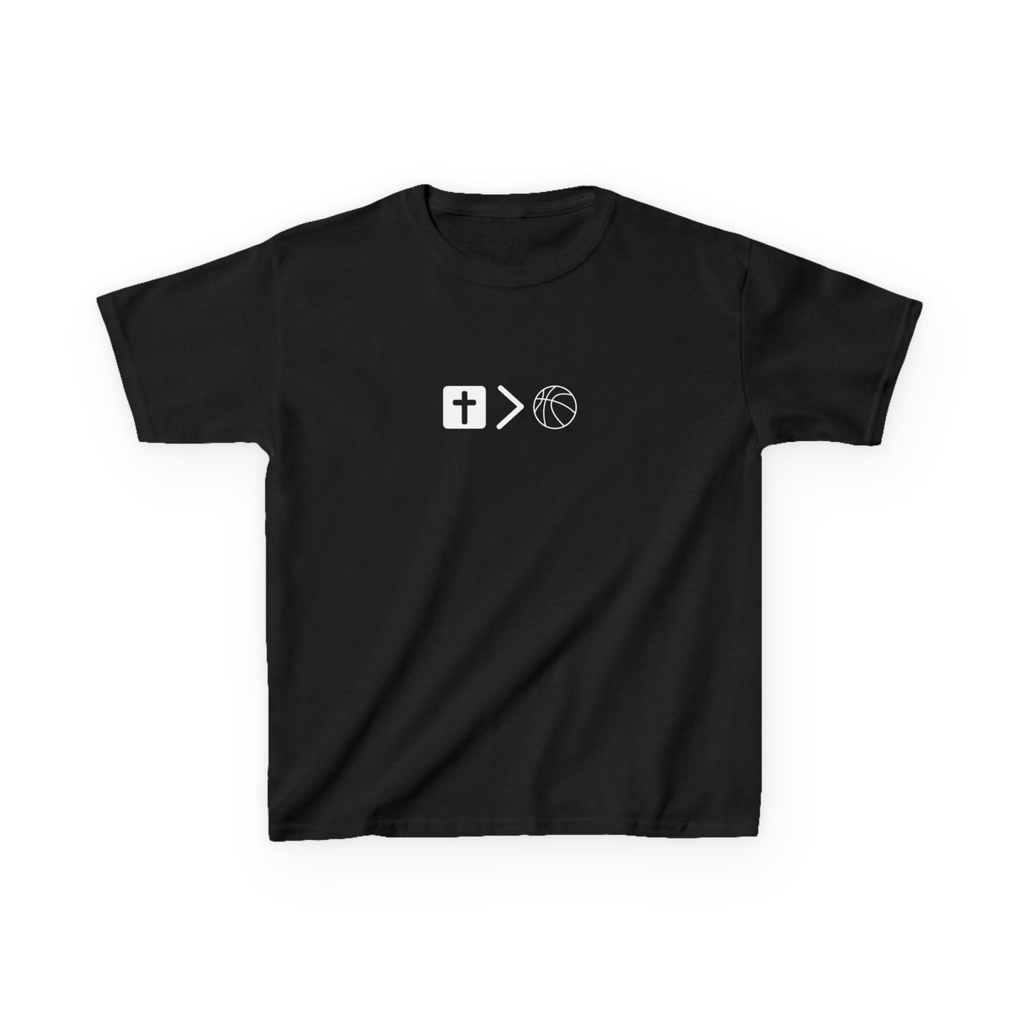 Pray behind your teammates' backs Kids Heavy Cotton™ Tee