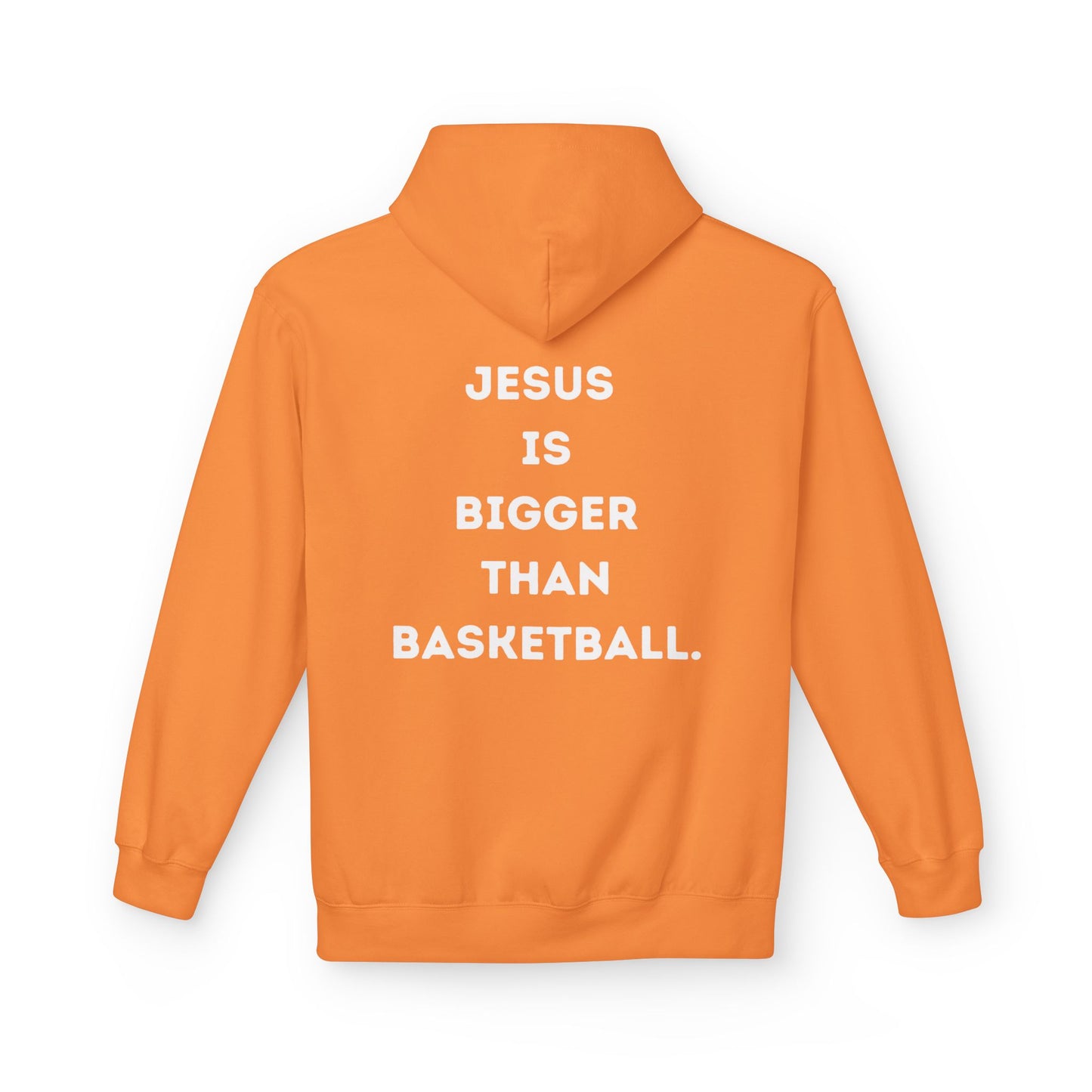 Jesus Is Bigger Than Basketball Hoodie - Pullover