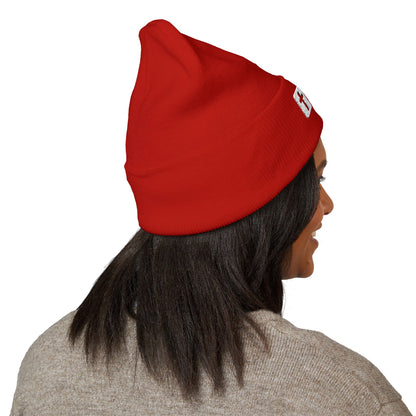 Jesus is bigger than Basketball Cuffed Beanie — Knit Winter Hat