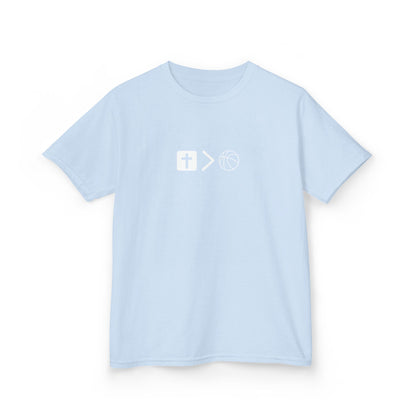 Pray behind your teammates' backs Kids Heavy Cotton™ Tee