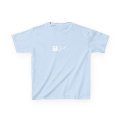 Pray behind your teammates' backs Kids Heavy Cotton™ Tee