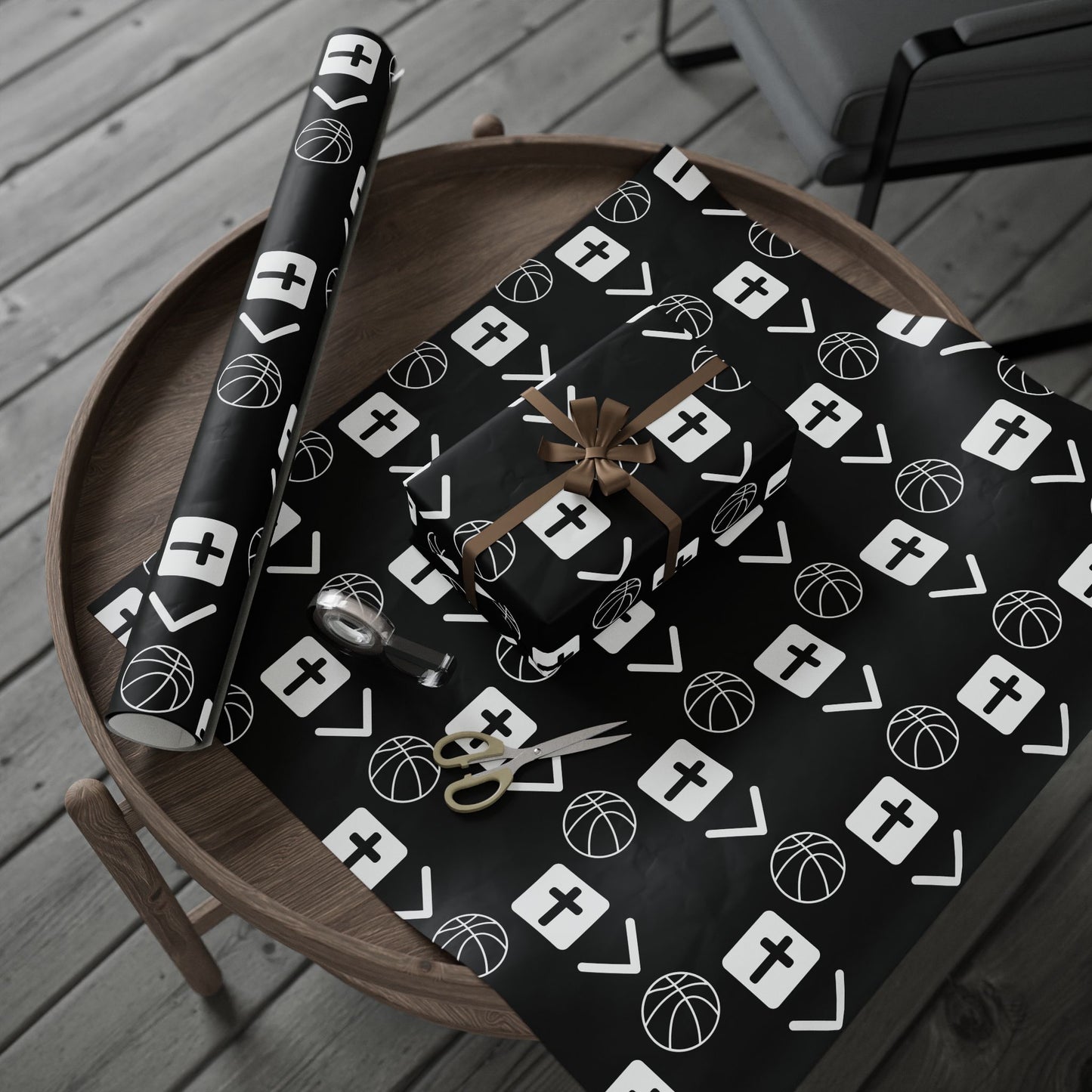 Jesus is bigger than basketball print Wrapping Paper Roll