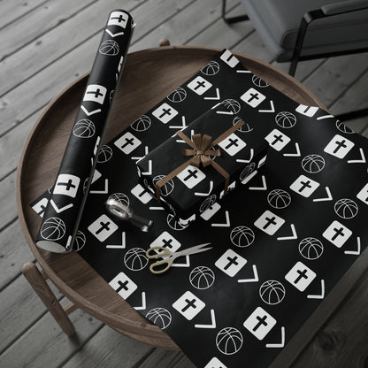 Jesus is bigger than basketball print Wrapping Paper Roll
