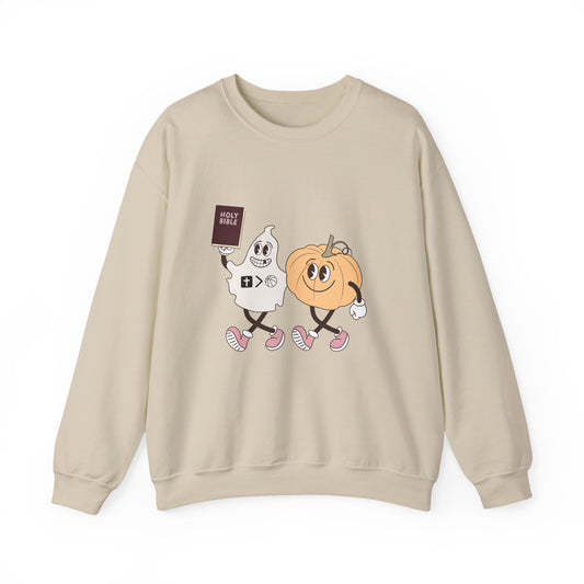 Jesus is bigger than basketball fall fun sweat shirt