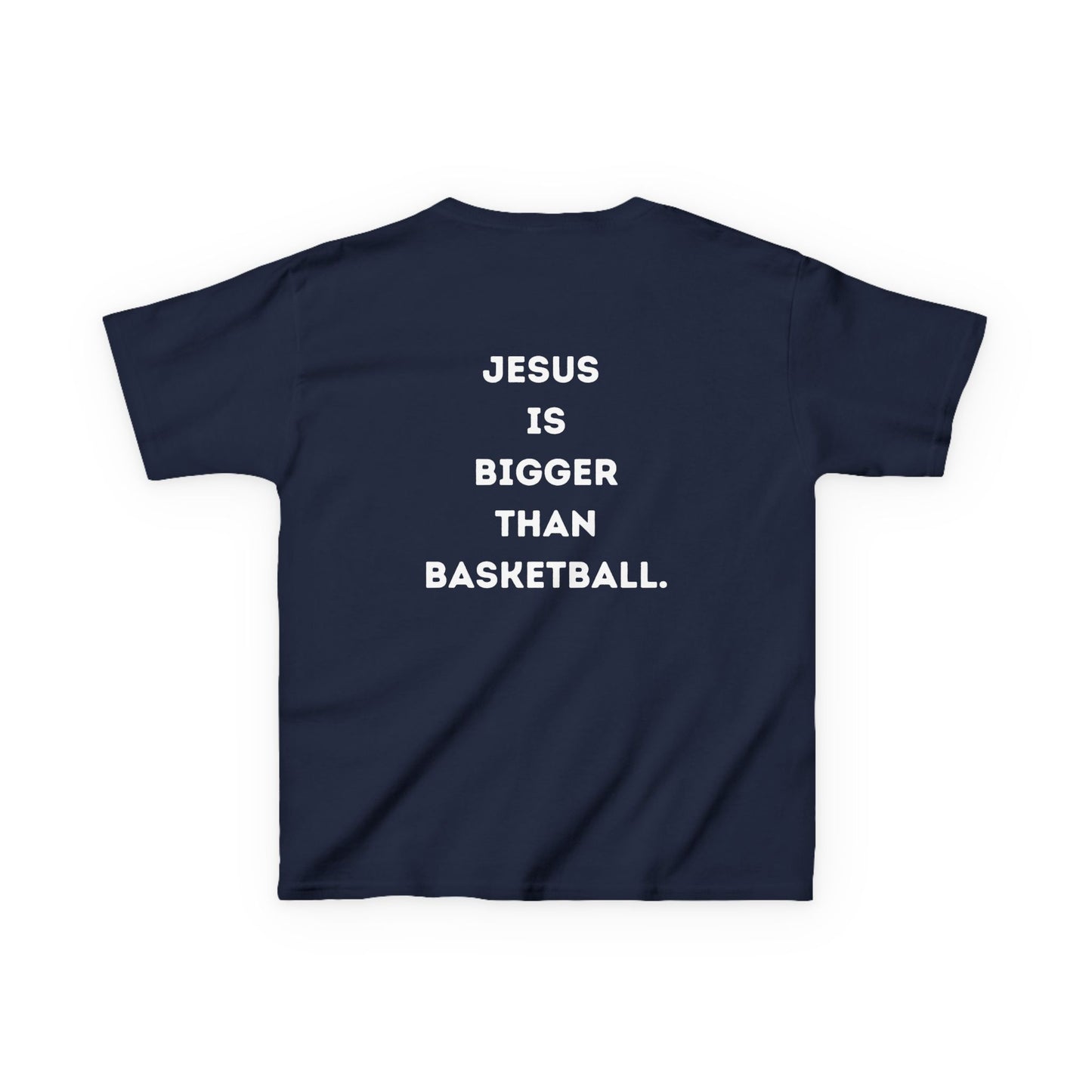 Youth Jesus is bigger than basketball Heavy Cotton Tee