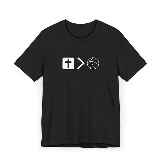 Jesus is bigger than basketball Classic Unisex Jersey T-Shirt