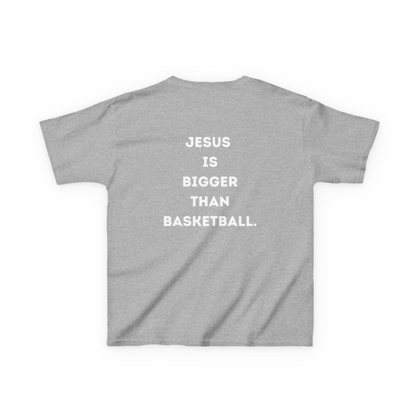 Youth Jesus is bigger than basketball Heavy Cotton Tee