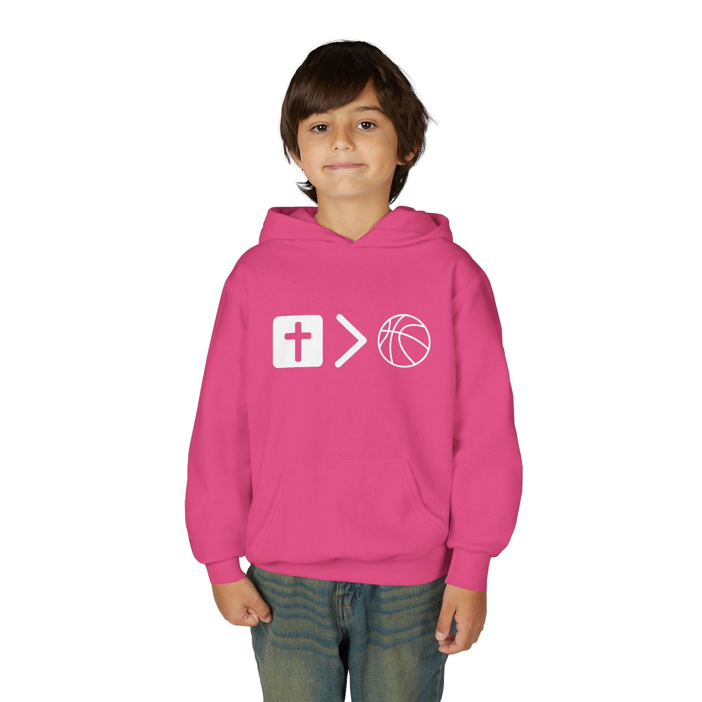 Youth Jesus is bigger than basketball Hoodie Pullover