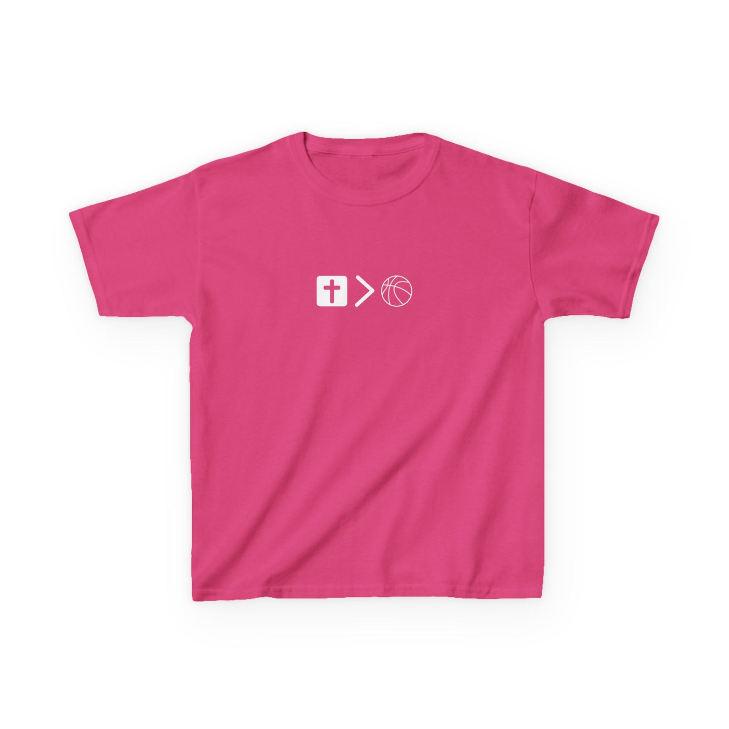 Pray behind your teammates' backs Kids Heavy Cotton™ Tee