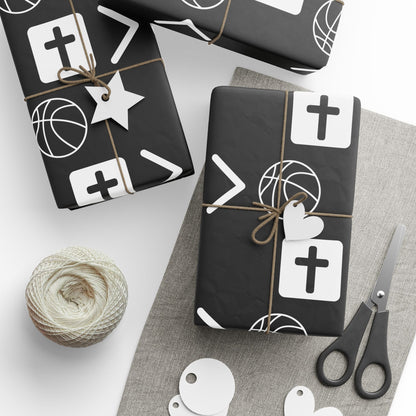 Jesus is bigger than basketball print Wrapping Paper Roll