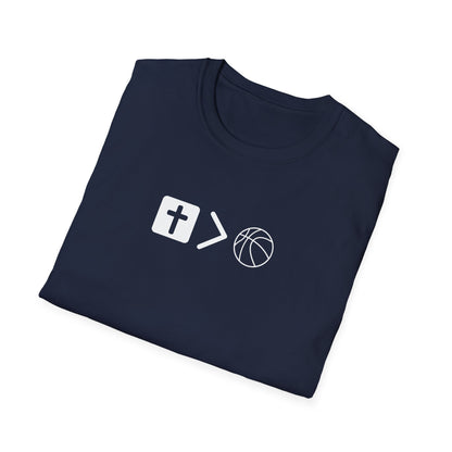 Pray behind your teammates' backs Unisex Softstyle T-Shirt