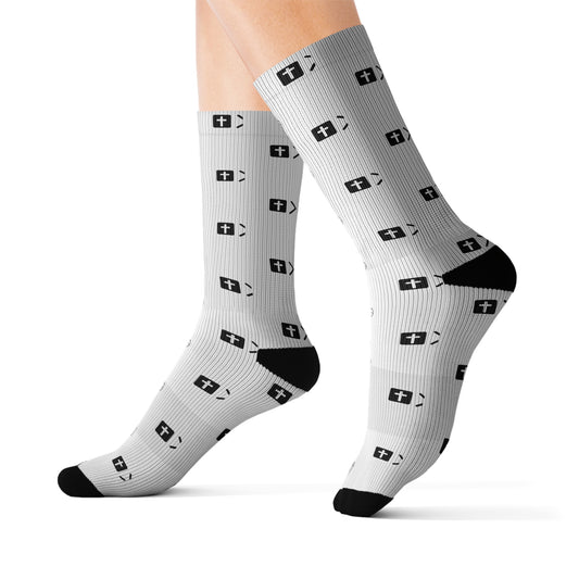 Jesus is bigger than basketball Socks